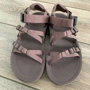 Purple Teva sandals size 9